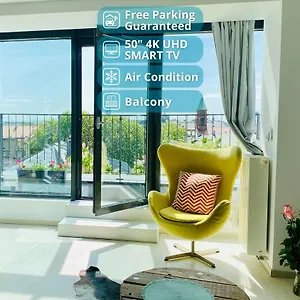 Angel Mint - Free Parking - Balcony Apartment